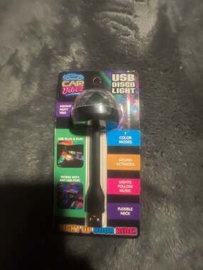 Car Vibez USB Disco Light 7 Color Modes Sound Activated